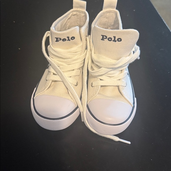 Polo by Ralph Lauren Kids Sneakers - Cream and Navy - Picture 4 of 5